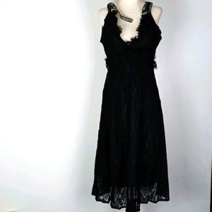 Gamiss High Quality Black Lace Dress